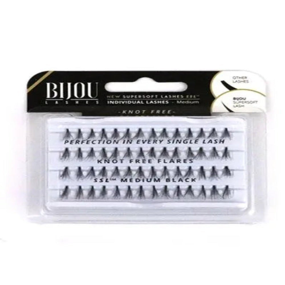 BIJOU SSL Knot Free Individual Lashes Medium Black
