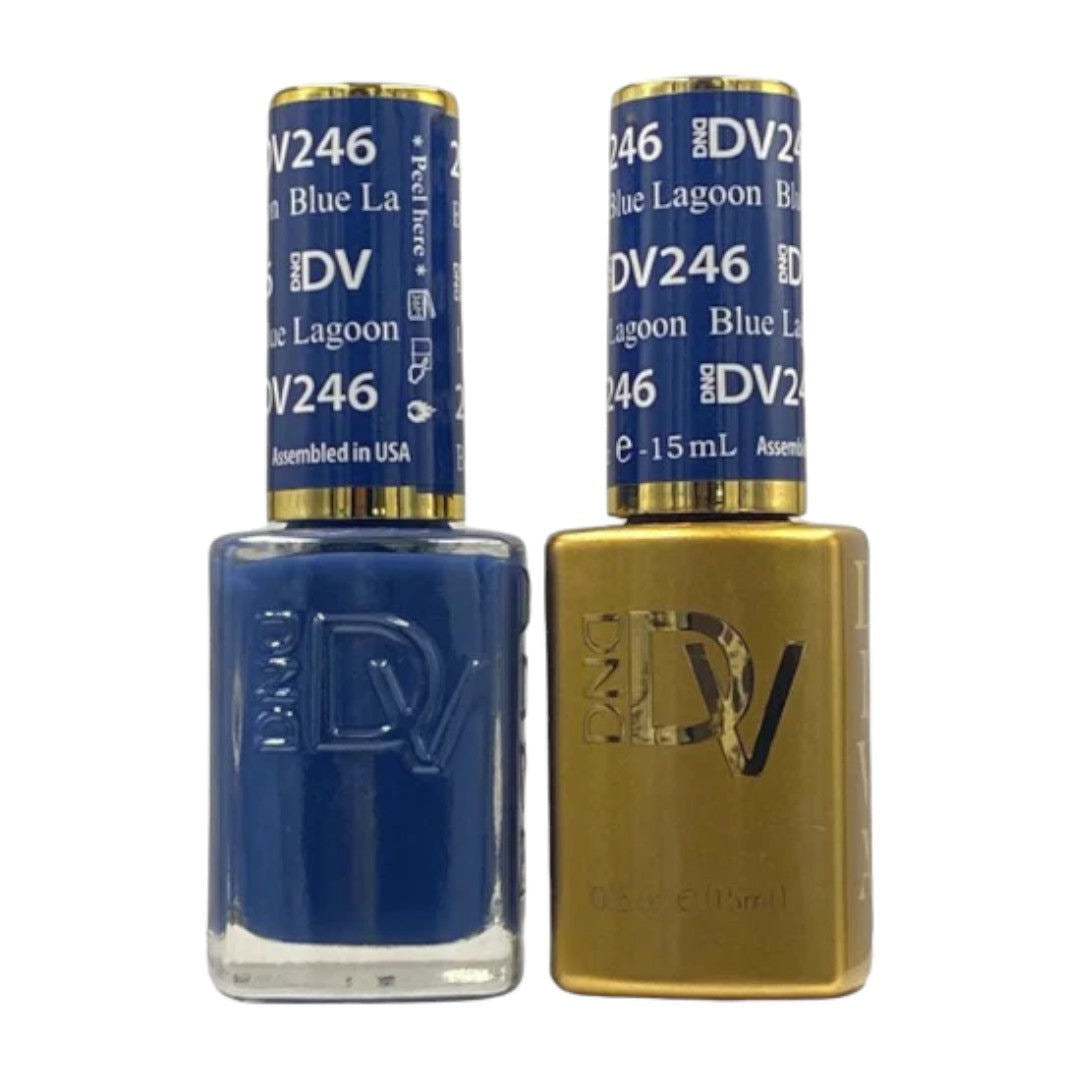DND Diva Gel & Lacquer Duo - Blue Lagoon #246