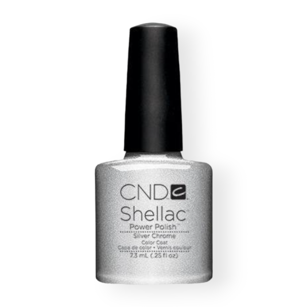 CND Shellac 0.25Oz - Silver Chrome