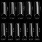 Cre8tion Nail Tips Box - Clear Long Straight (550Pcs) #15152