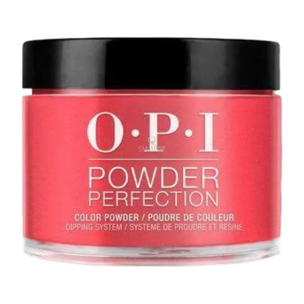 OPI Powder Perfection - Red Hot Rio #DPA70