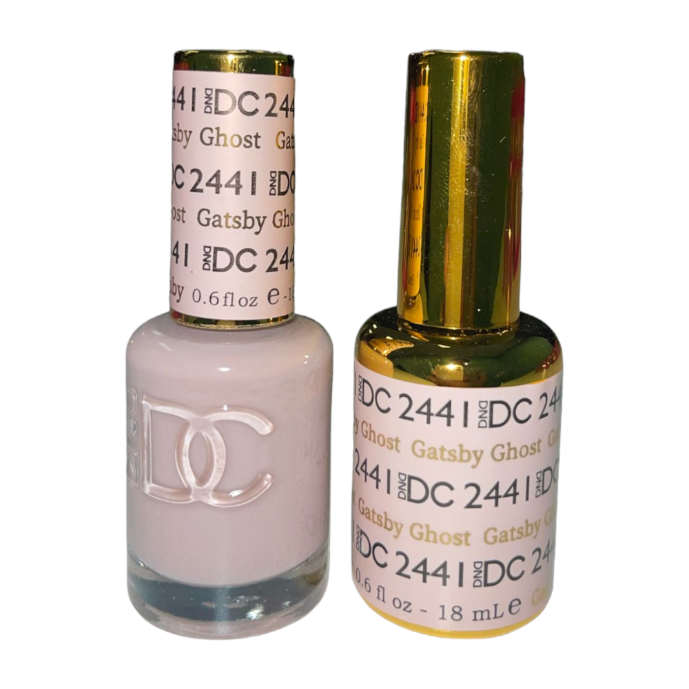 DND DC Sheer Gel & Lacquer Duo - Gatsby Ghost #2441
