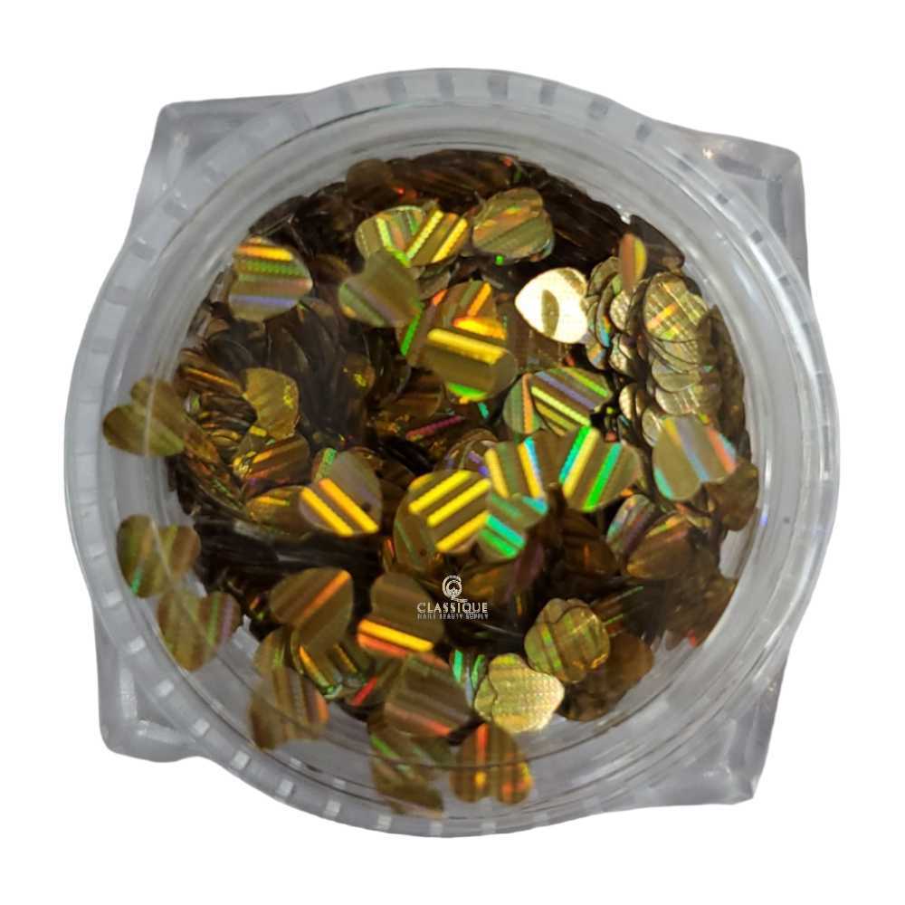 CNBS Glitter - Holographic Hearts #06
