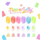 DGEL Neon Jelly Syrup Gel Polish #NJ01-06 Collection