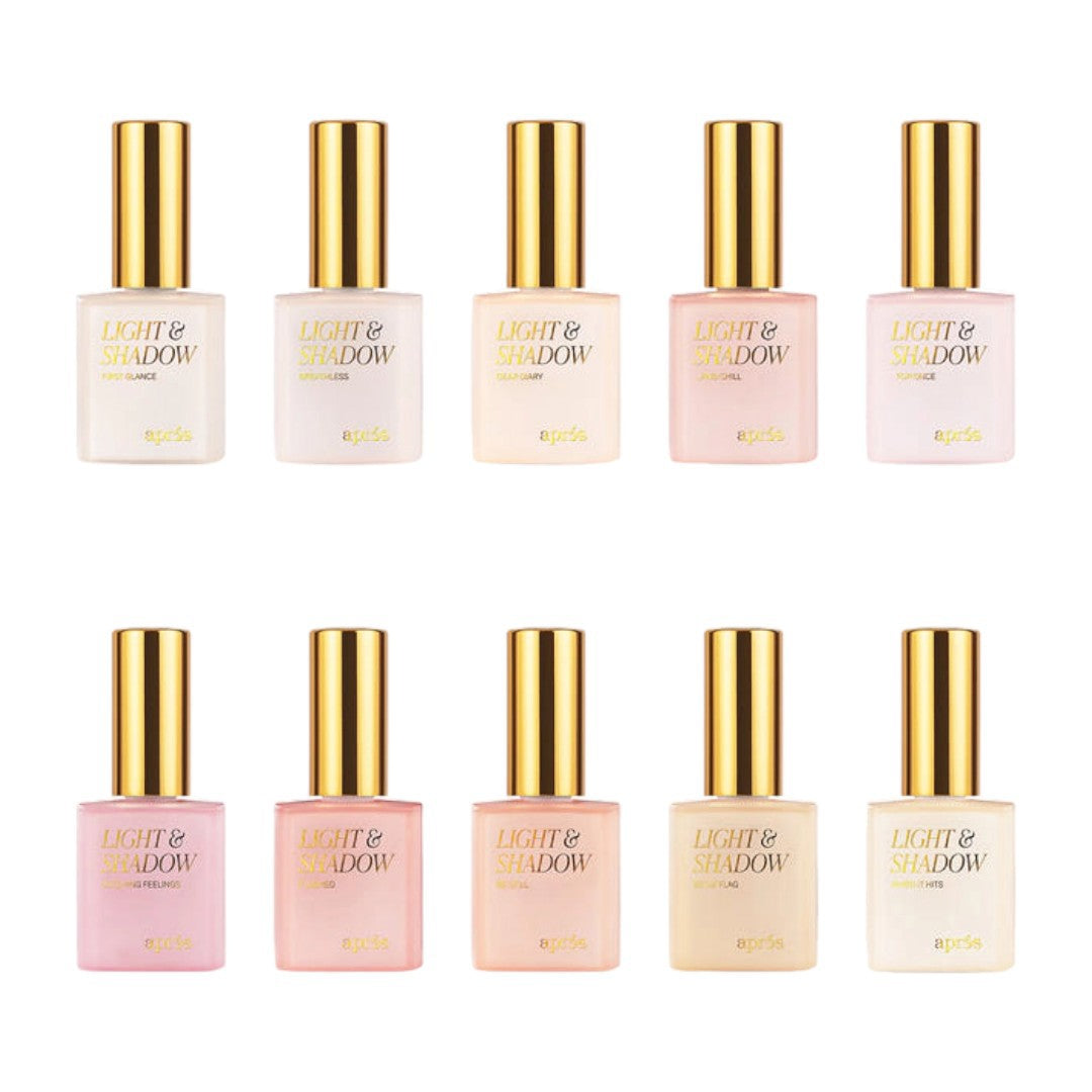 Apres Gel Couleur - Light & Shadow Sheer Collection - Spring 10Pcs