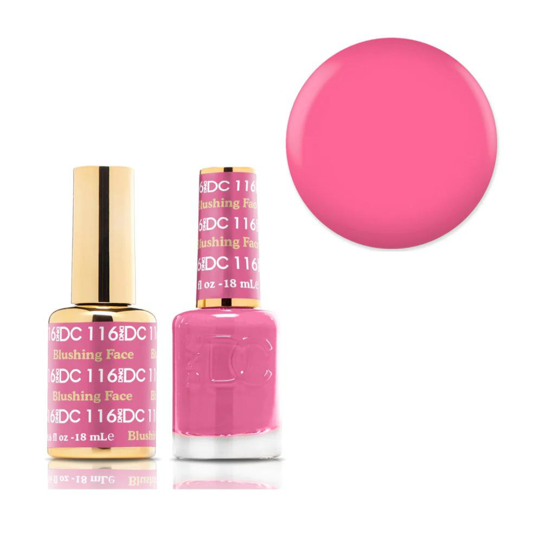 DND DC Gel & Lacquer Duo - Blushing Face #116