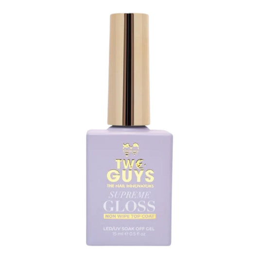2Guys Gel Top Coat - Non-Wipe Supreme Gloss 15Ml