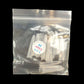 USN Nail Tips - Clear Straight Coffin (Bag Of 50)