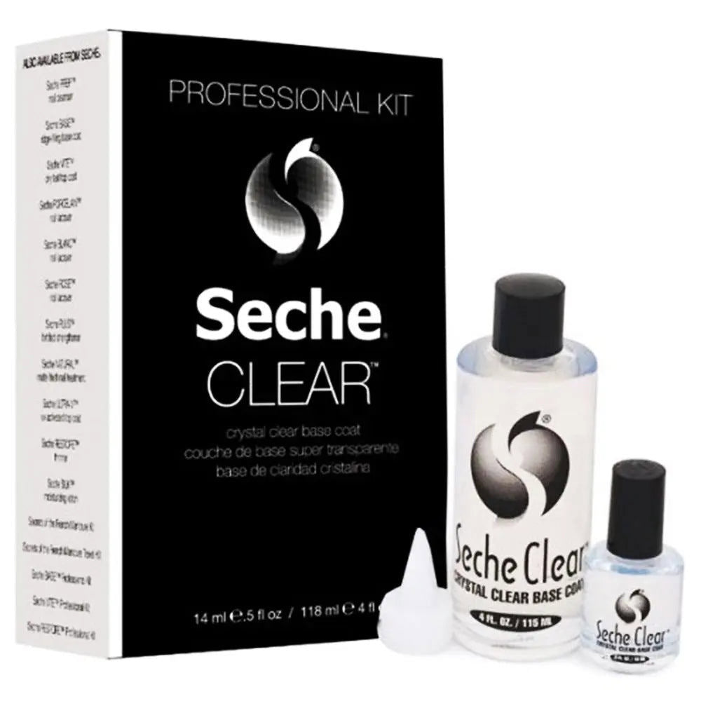 Seche Clear Base Coat Refill Kit 4oz & 0.5oz #83052