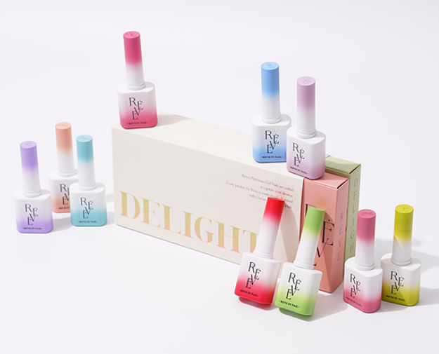 Reve In Nail Syrup Gel Polish - Delight Series (10pcs)