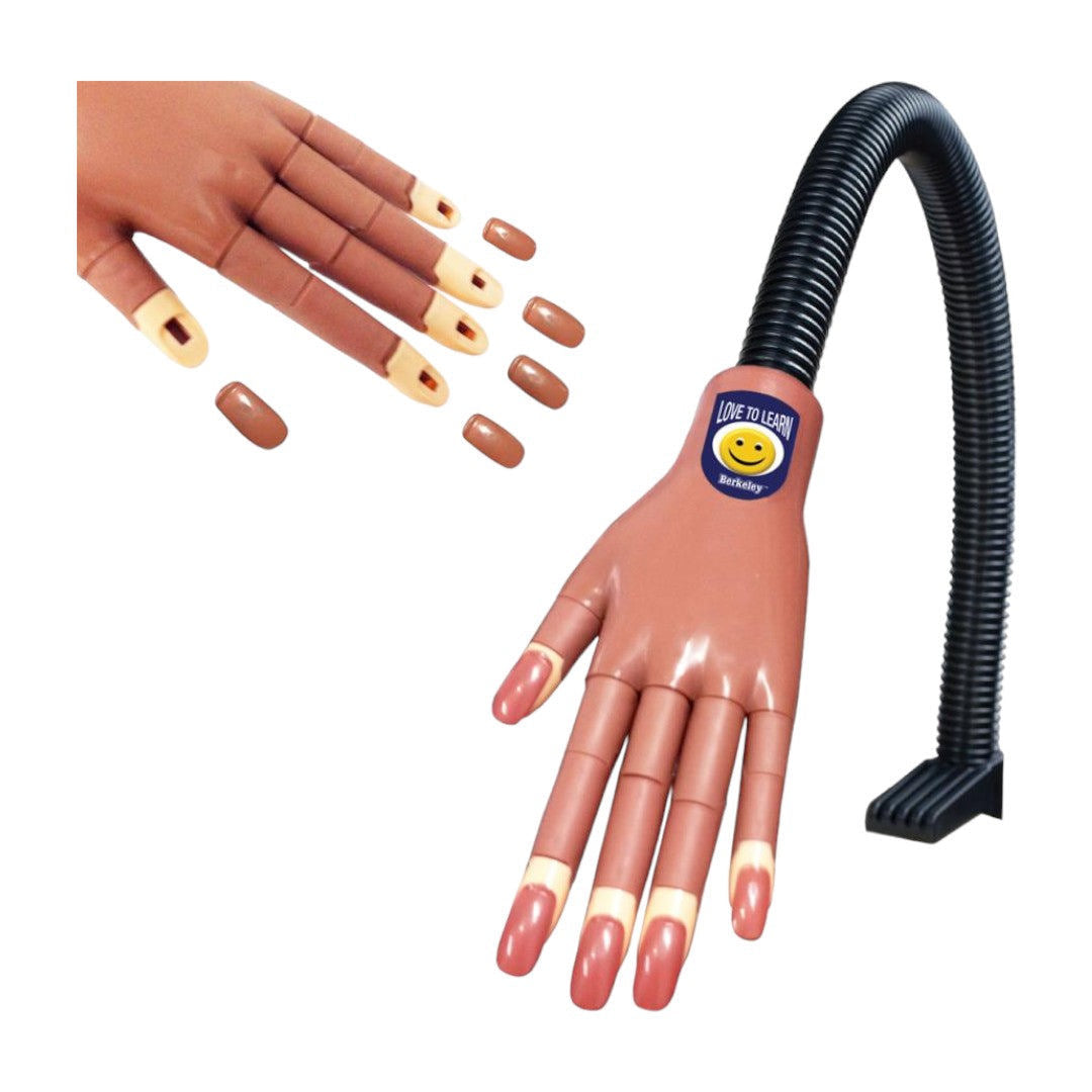 Berkeley Love To Learn Silicone Nail Traning Hand With 200 Tips