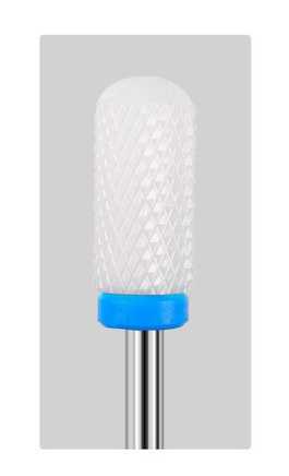 SP Nail Drill Bits - Large Rounded Barrel Ceramic Carbide HM Medium Grit 3/32