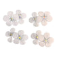 CNBS Nail Charms - 3D Handmade Acrylic White Flower 2 Varied Style 4Pcs