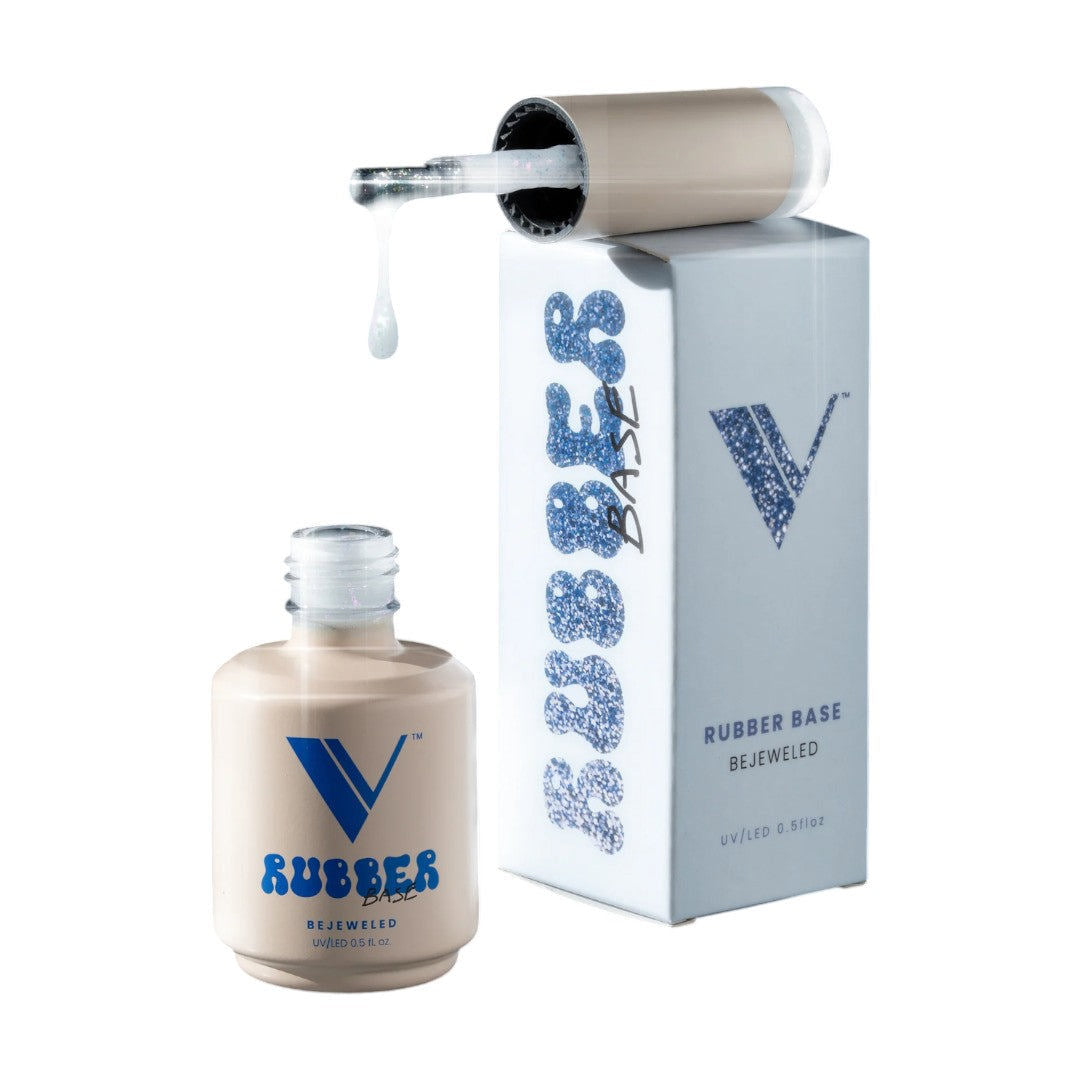 V Beauty Pure Rubber Base - Bejeweled