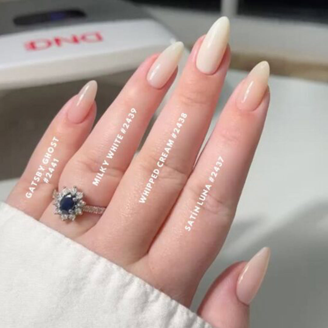 DND DC Sheer Gel & Lacquer Duo - Whipped Cream #2438