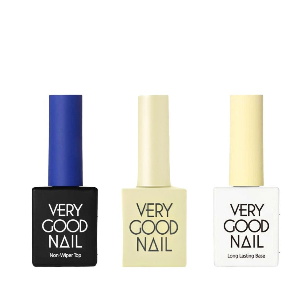 Very Good Nail - Welcome Spring: No Wipe Top Coat, Base Coat & Color Gel