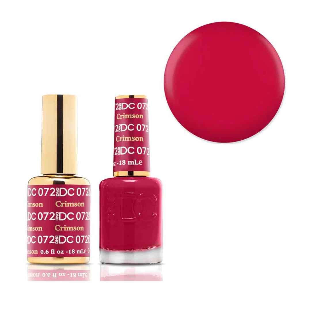 DND DC Gel & Lacquer Duo - Crimson #072