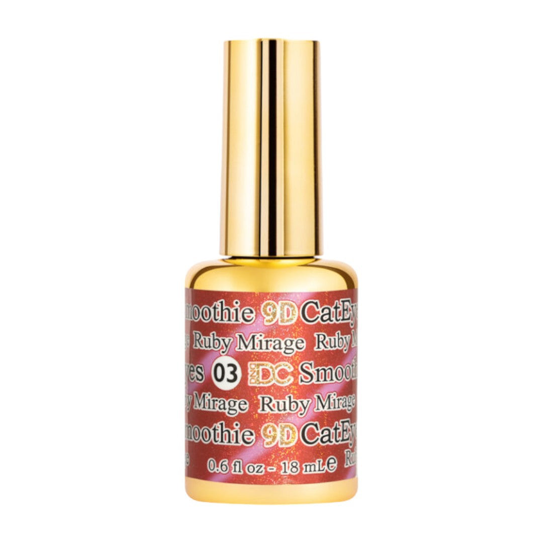 DND DC 9D Cat Eye Gel Polish - Mirage Ruby #03