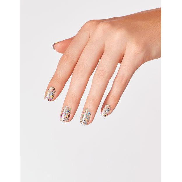 OPI Infinite Shine - You Had Me At Confetti #HRN30