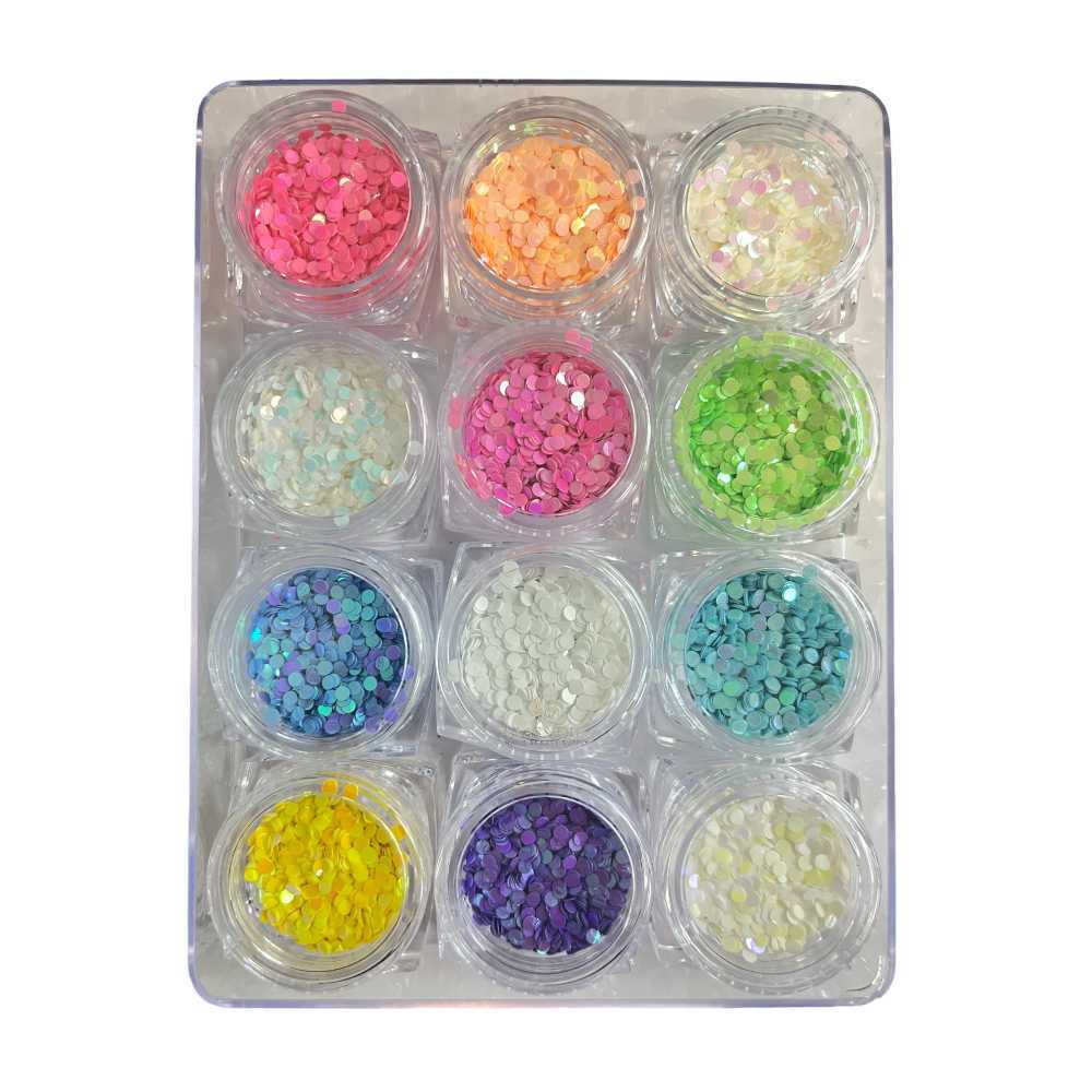 CNBS Glitter - Pastel Circles #21