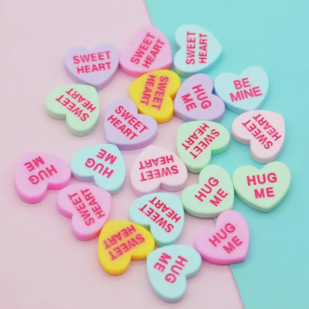 CNBS Nail Charms - Valentine's Heart 20pcs