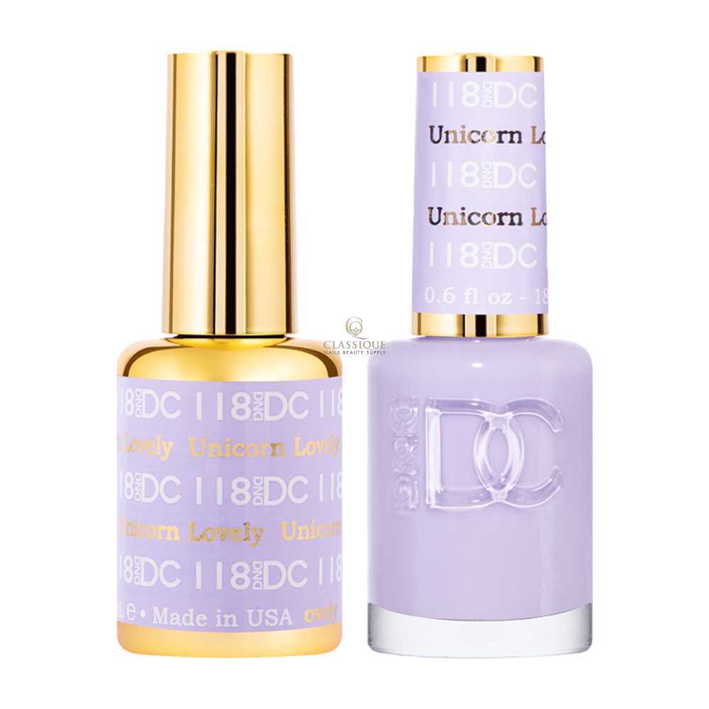 DND DC Gel & Lacquer Duo - Unicorn Lovely #118