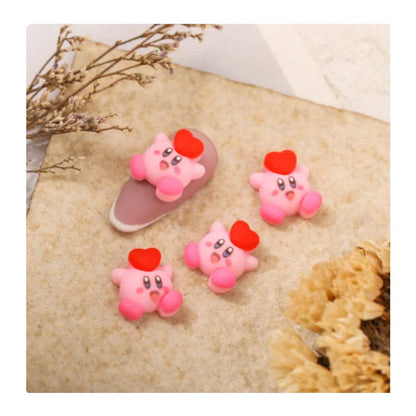 CNBS Nail Charms - Resin Kirby 50pcs