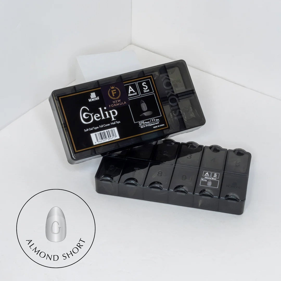 Kokoist Gelip Nail Tips Box - Almond Short (275pcs)