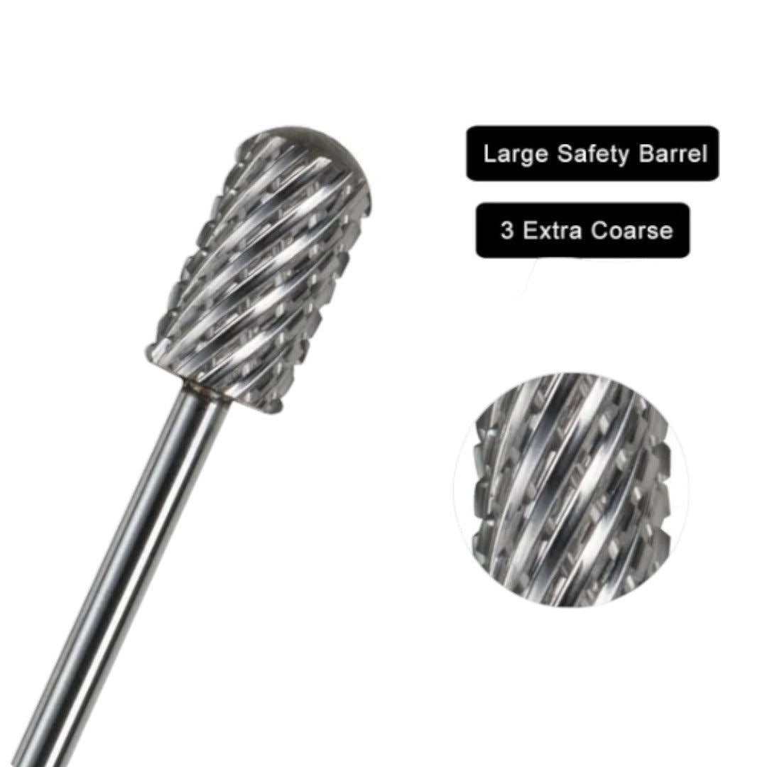 CNBS Nail Drill Bits - Large Barrel Smooth Top 3/32