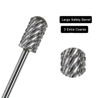 CNBS Nail Drill Bits - Large Barrel Smooth Top 3/32