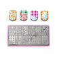CNBS Nail Stamping Plates - Flowers & Leaves #DRDS-L002