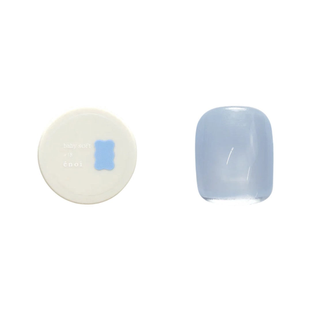 Enoi Sheer Gel Polish - Baby Soft #18