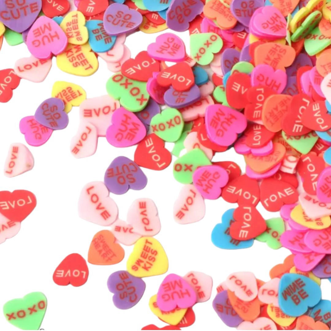 CNBS Nail Charms - Valentine's Candy Hearts