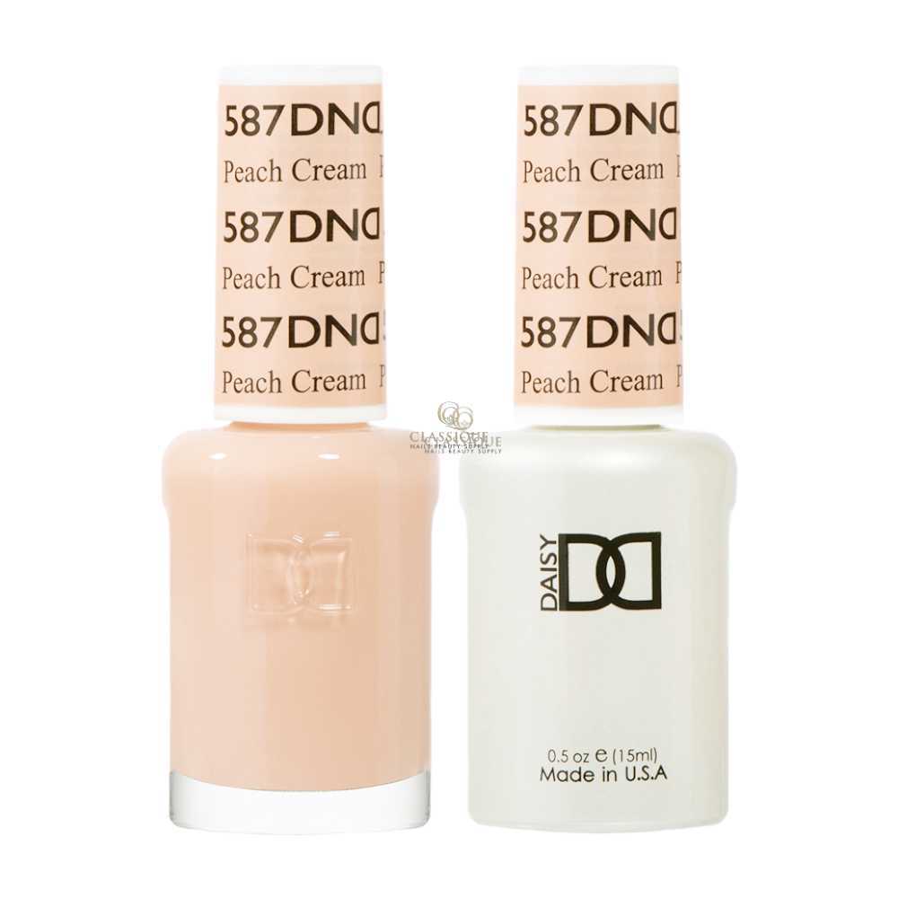 DND Gel & Lacquer Duo - Peach Cream #587