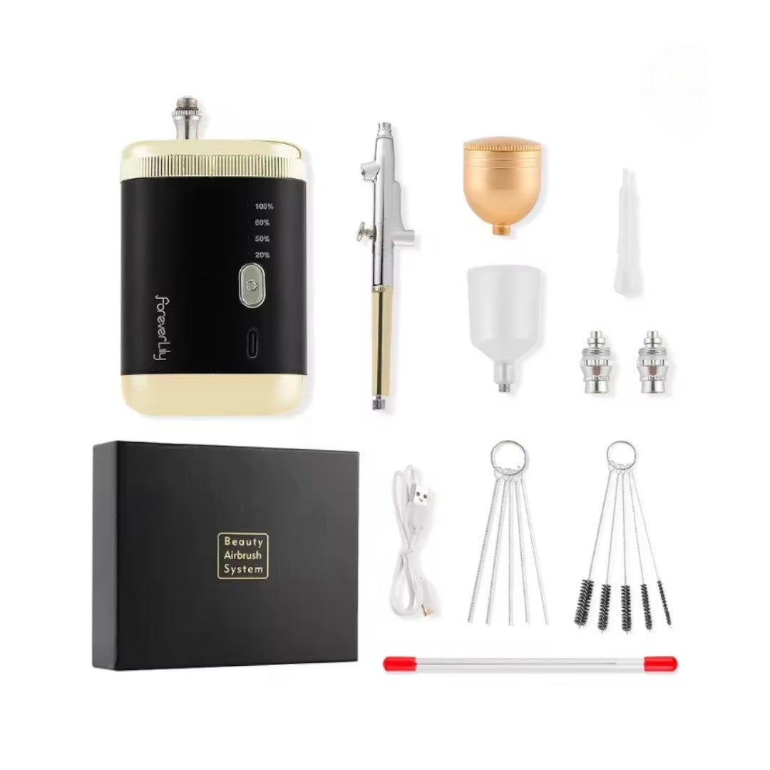 CNBS Mini Airbrush Machine - Black Gold