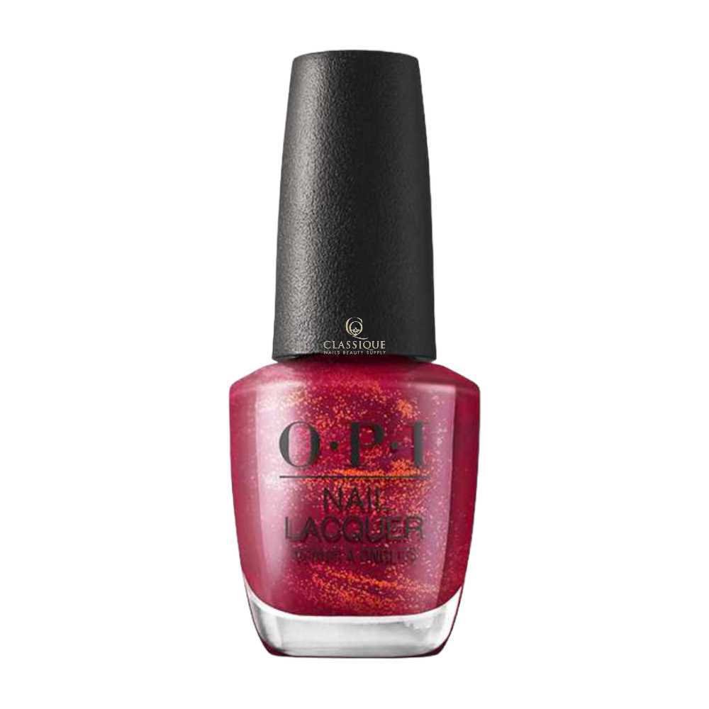 OPI Lacquer - 15 Minutes Of Flame #NLH011