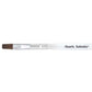 Americanails Gel Brush - Kolinsky Square Clear Handle #CKFS11