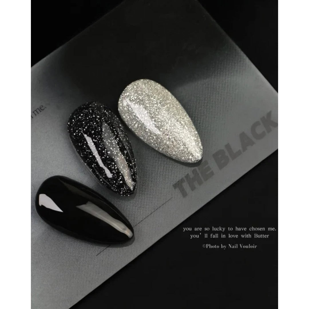 Butter Syrup Gel #BTS-22 Black Glitter