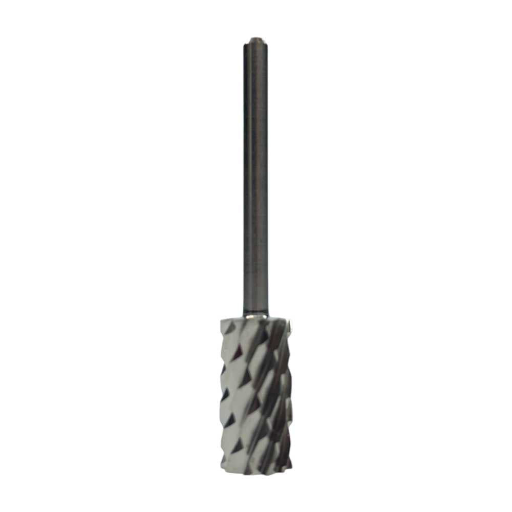 SP Nail Drill Bits - Large Barrel Carbide H5X Quintuple Extra Coarse Grit 3/32 Silver