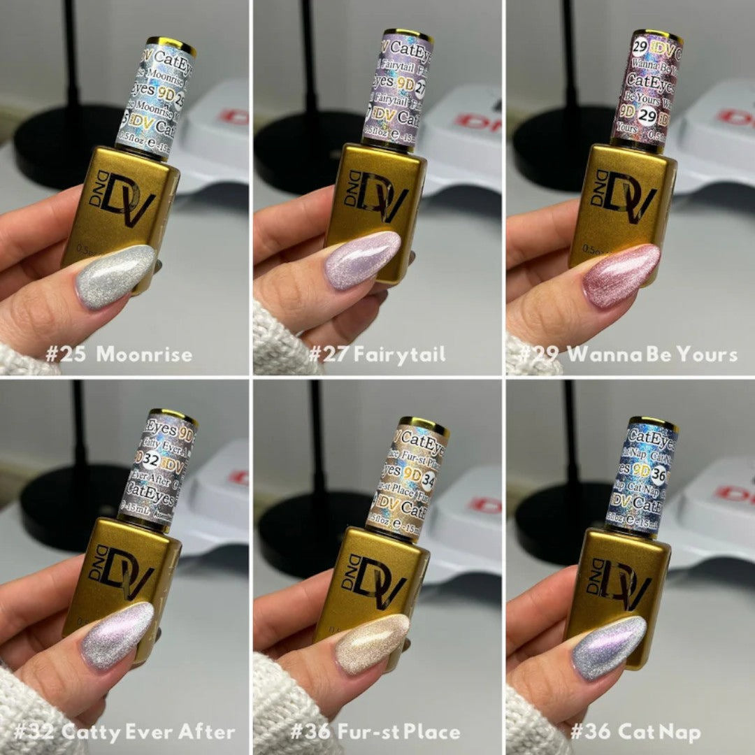 DND Diva 9D Cat Eye Gel Polish #25-36 Daydream Collection