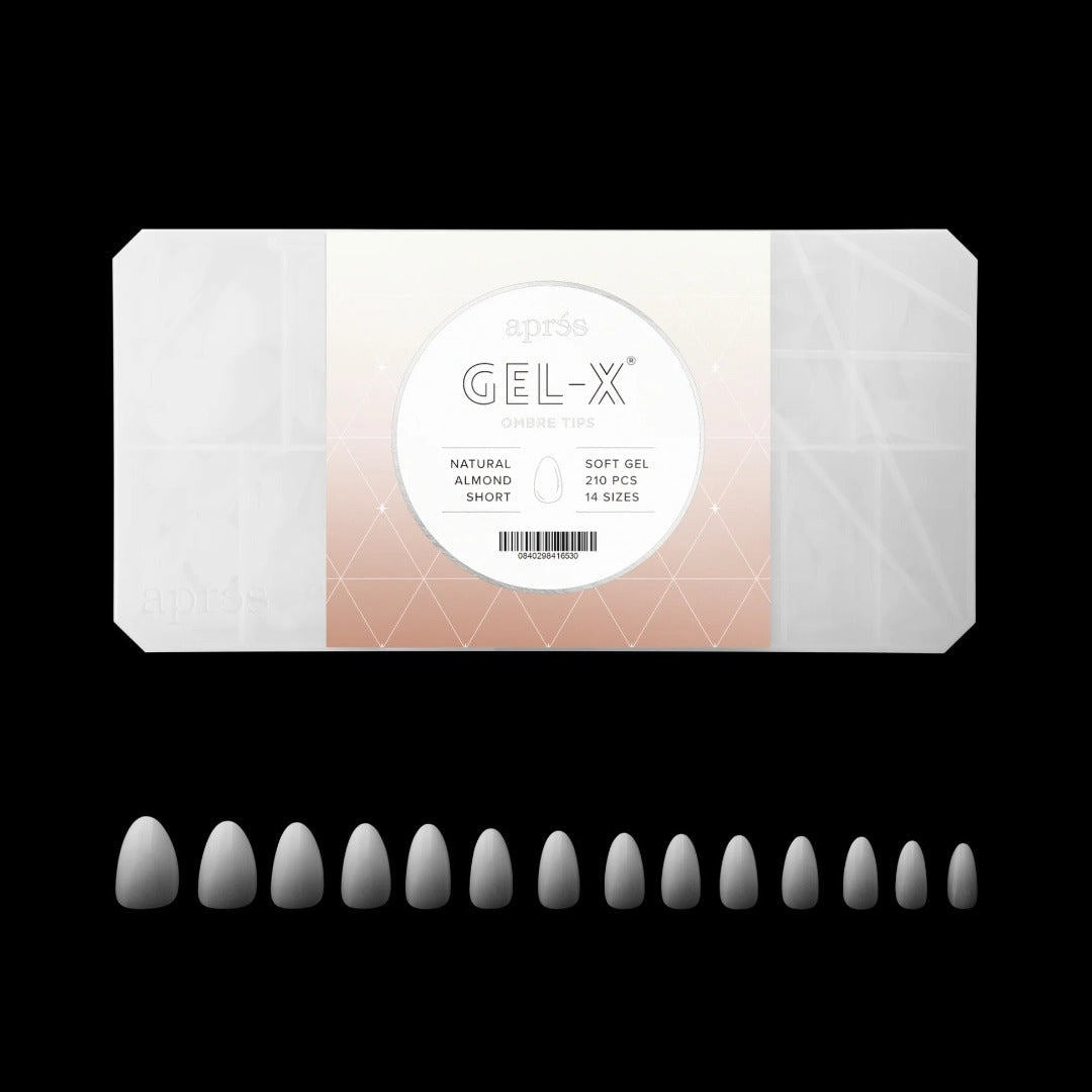 Apres Gel-X Tips Box 2.0 - Ombre Almond (210Pcs)