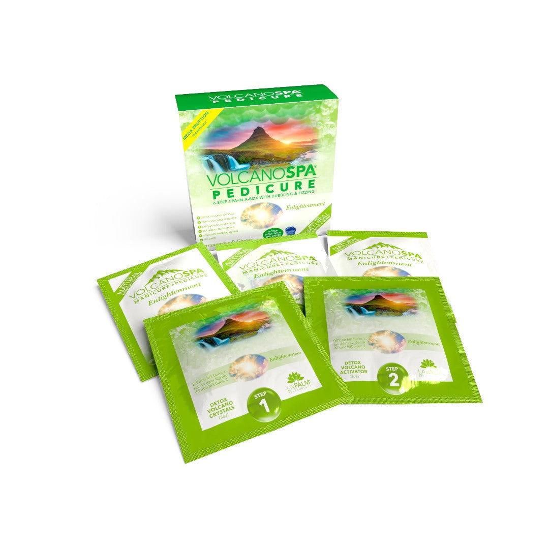 La Palm Volcano Spa Pedicure 6 Step Lemongrass & Ginger