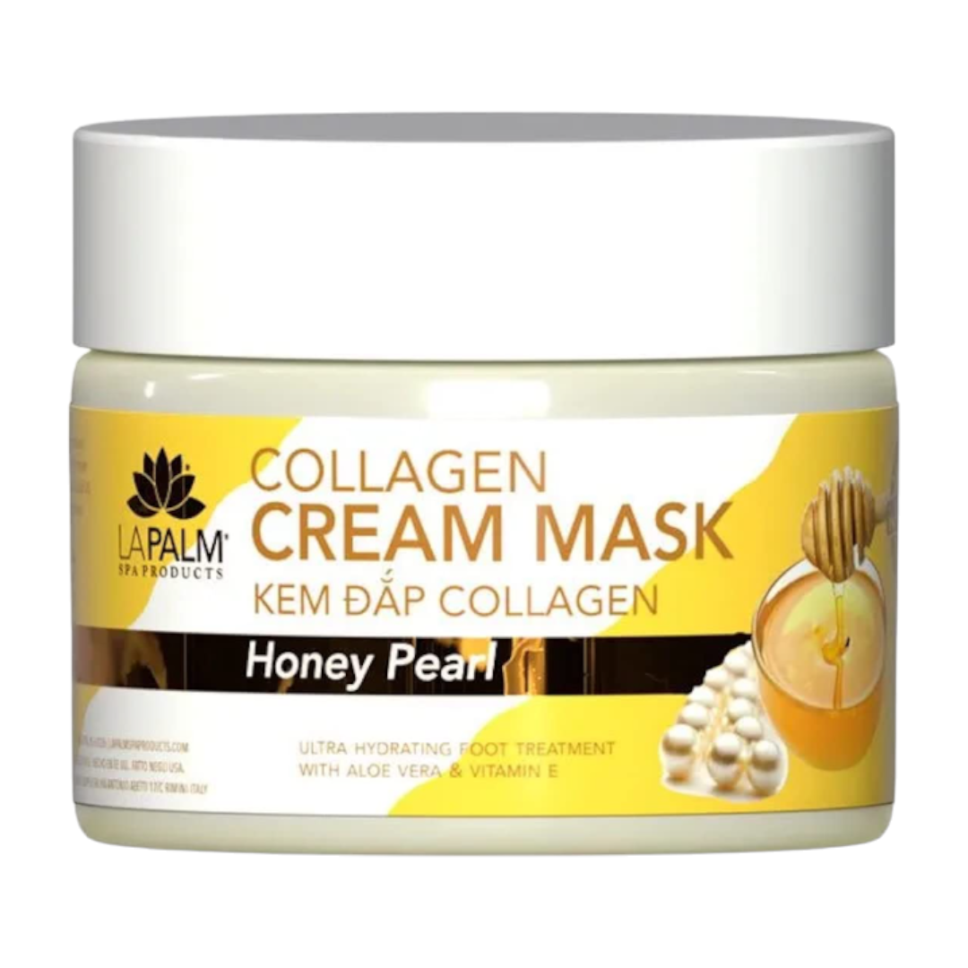 La Palm Collagen Cream Mask - Honey Pearl 12Oz