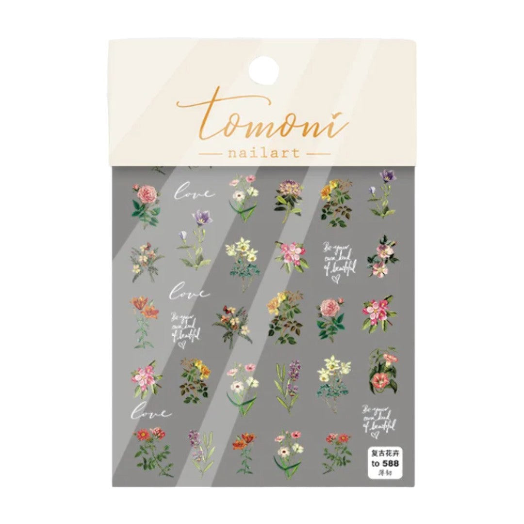 CNBS Nail Stickers - Watercolour Flowers
