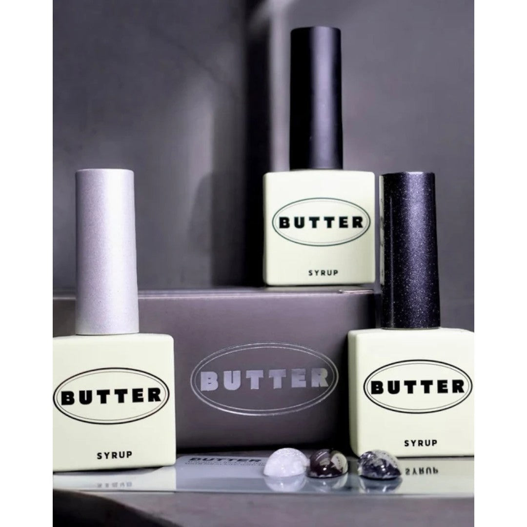 Butter Syrup Gel #BTS-22 Black Glitter
