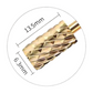 SP Nail Drill Bits - Large Barrel Carbide H2X Double Extra Coarse Grit 3/32 Gold