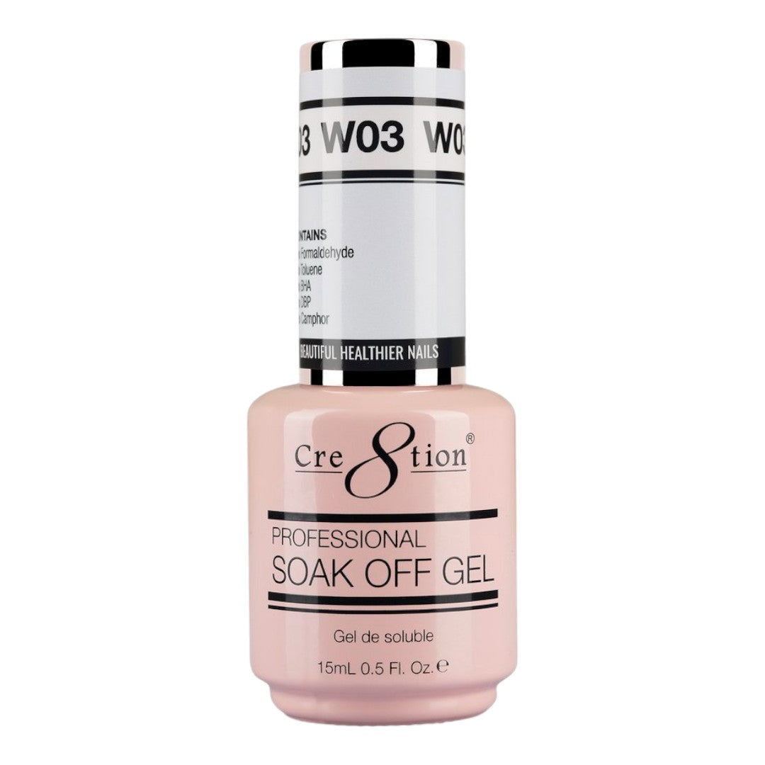 Cre8tion Gel Colour - Ice White #W03