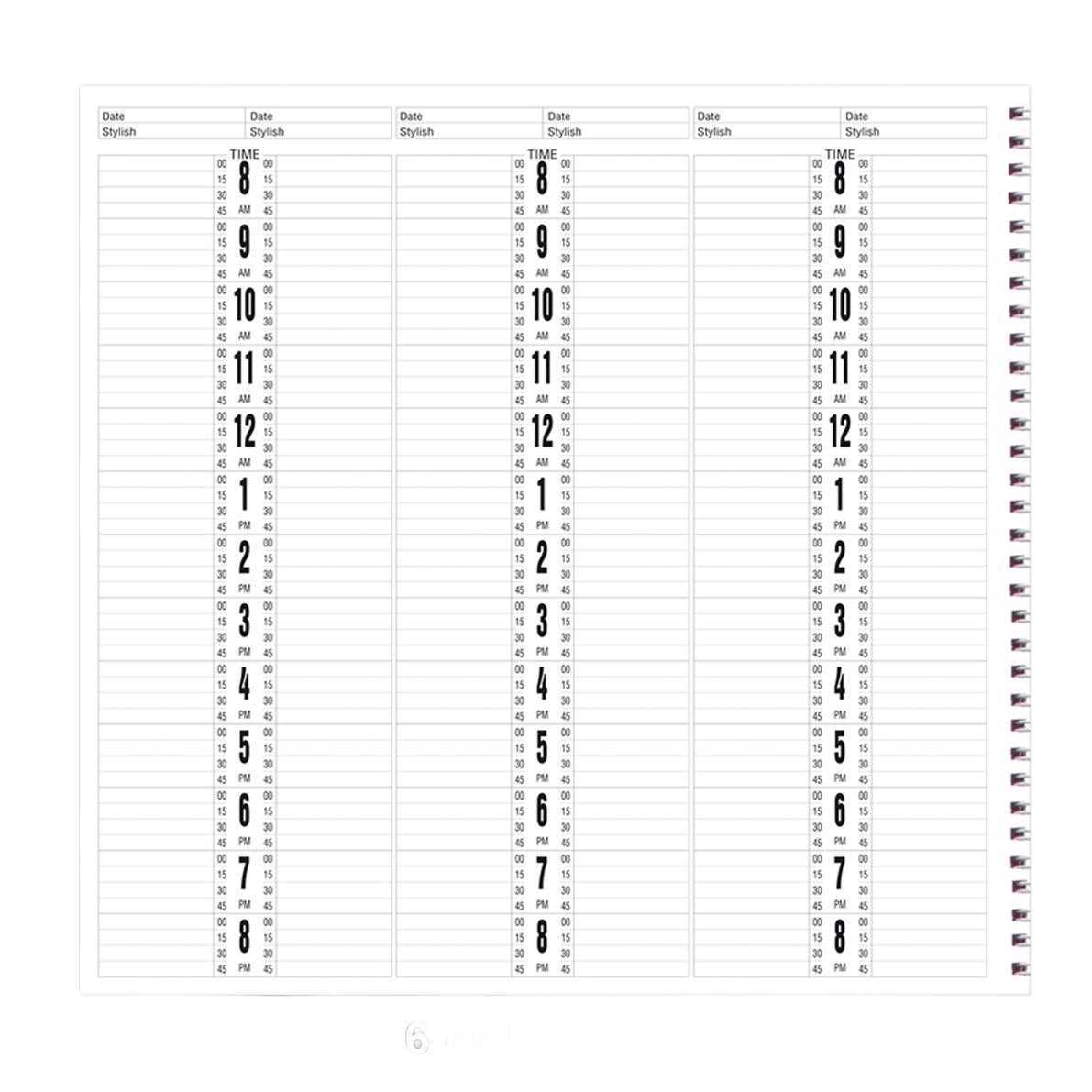 Salon Appointment Book 6Column #AB116