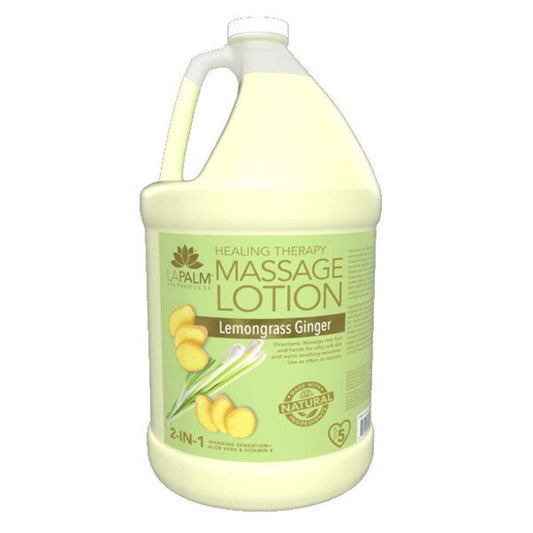 La Palm Healing Therapy Lotion - Lemongrass & Ginger 1Gal