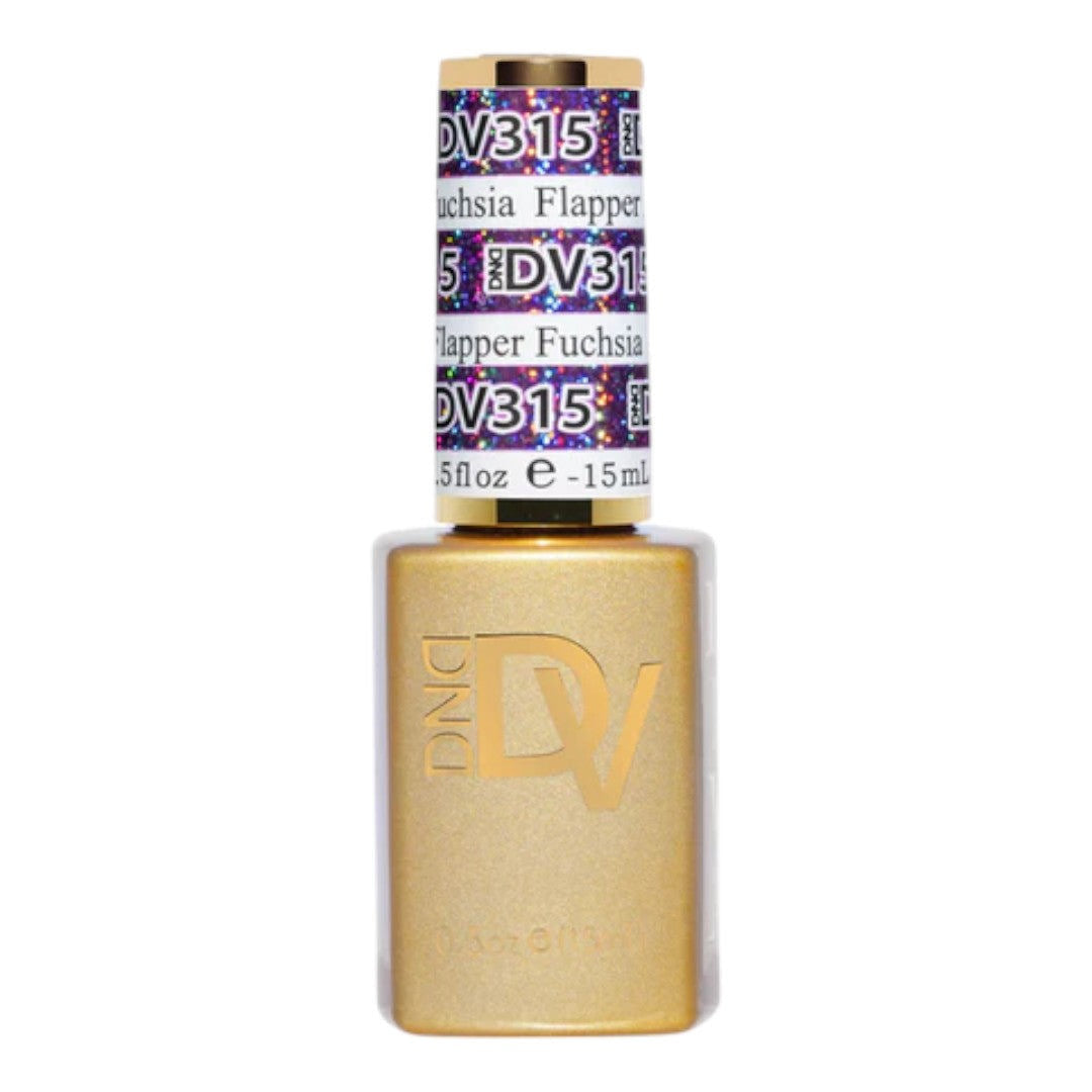 DND Diva Platinum Gel Polish - Flapper Fuchsia #315